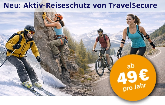 Neuer Aktiv-Reiseschutz von TravelSecure: