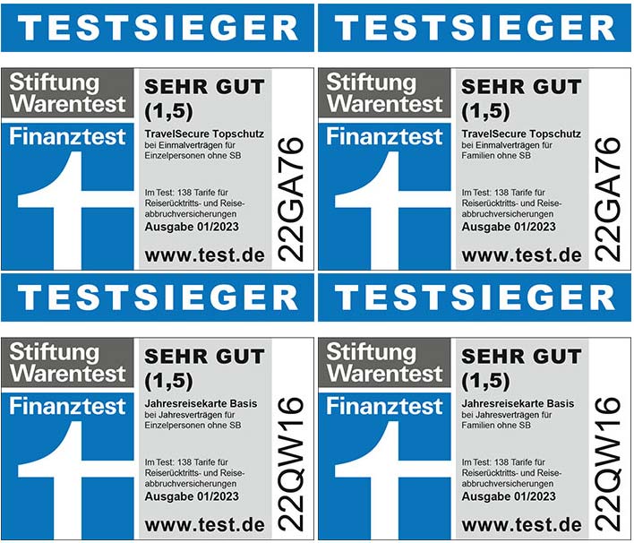 Würzburger Versicherungs-AG - Stiftung Warentest Finanztest Testsieger 2023